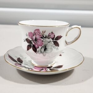 Queen Anne Tea Cup and Saucer